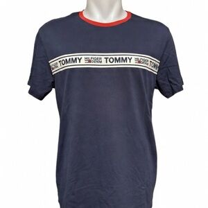 Tommy Hilfiger Men's Tee with Red and Navy Accents